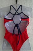 Maiô Linha Navy Vermelho Costas