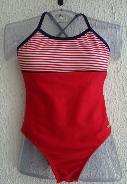 Maiô Linha Navy Vermelho